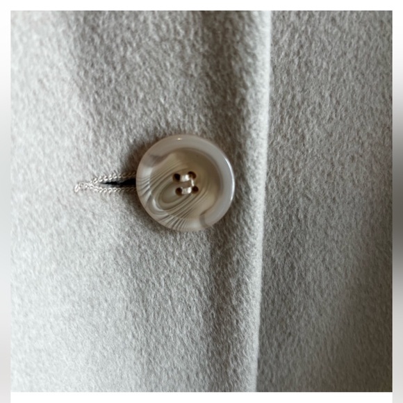 Vintage Talbots Tan Wool Trench Coat - Picture 4 of 8